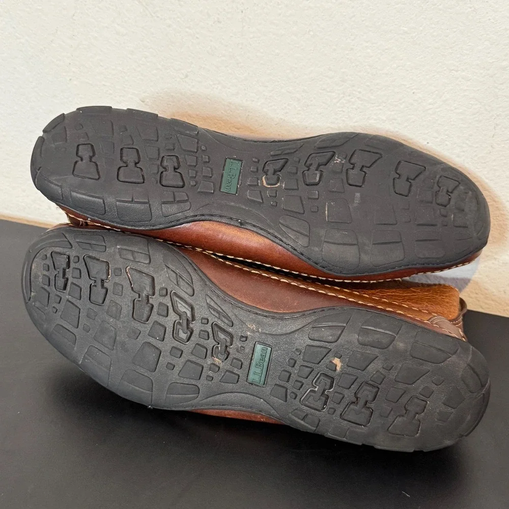 LL Bean Signature Jackman Ranger Moccasin Chukka Boots Mens 11.5 Brown Leather